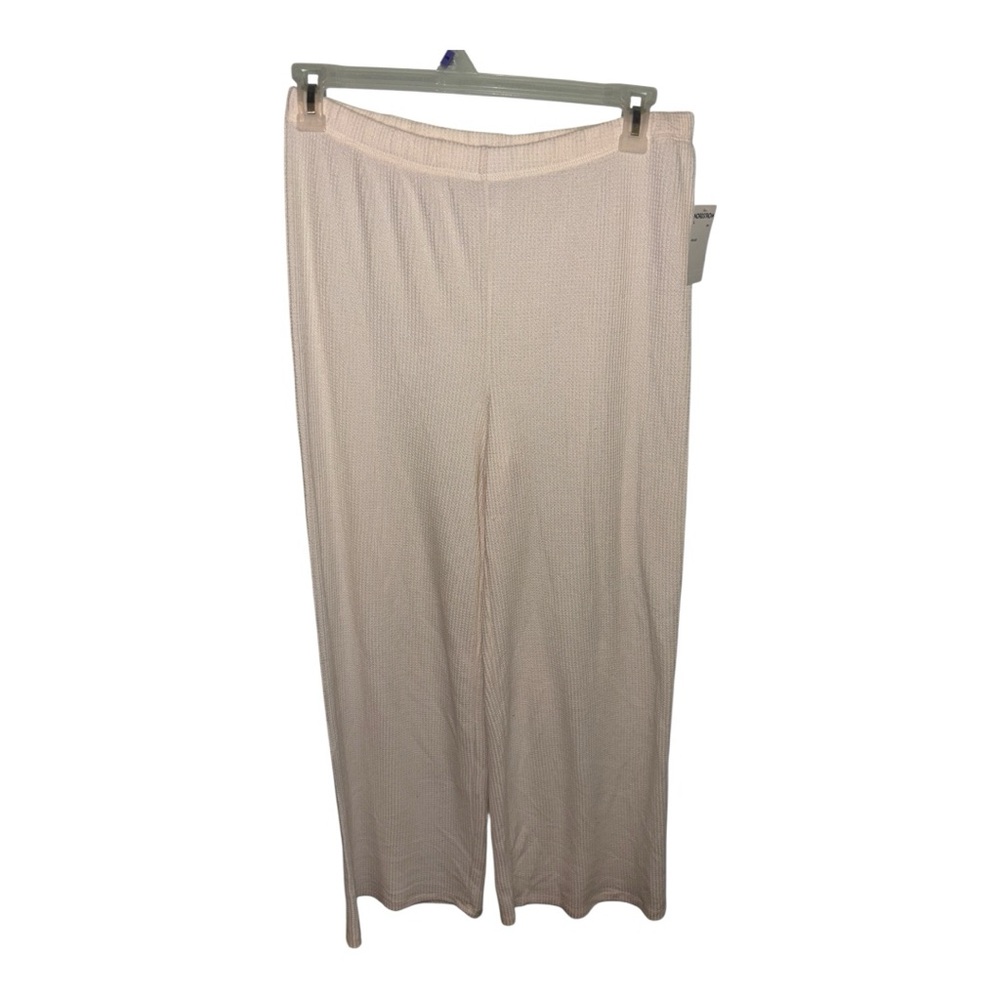 Nordstrom PJ Salvage Crochet Cream Wide Leg Pants